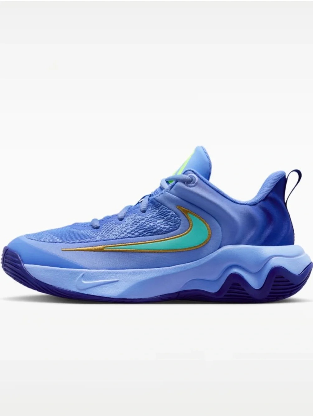 Nike Kids' Giannis Immortality 4 PS Sneakers - Royal Blue with Navy & Gold